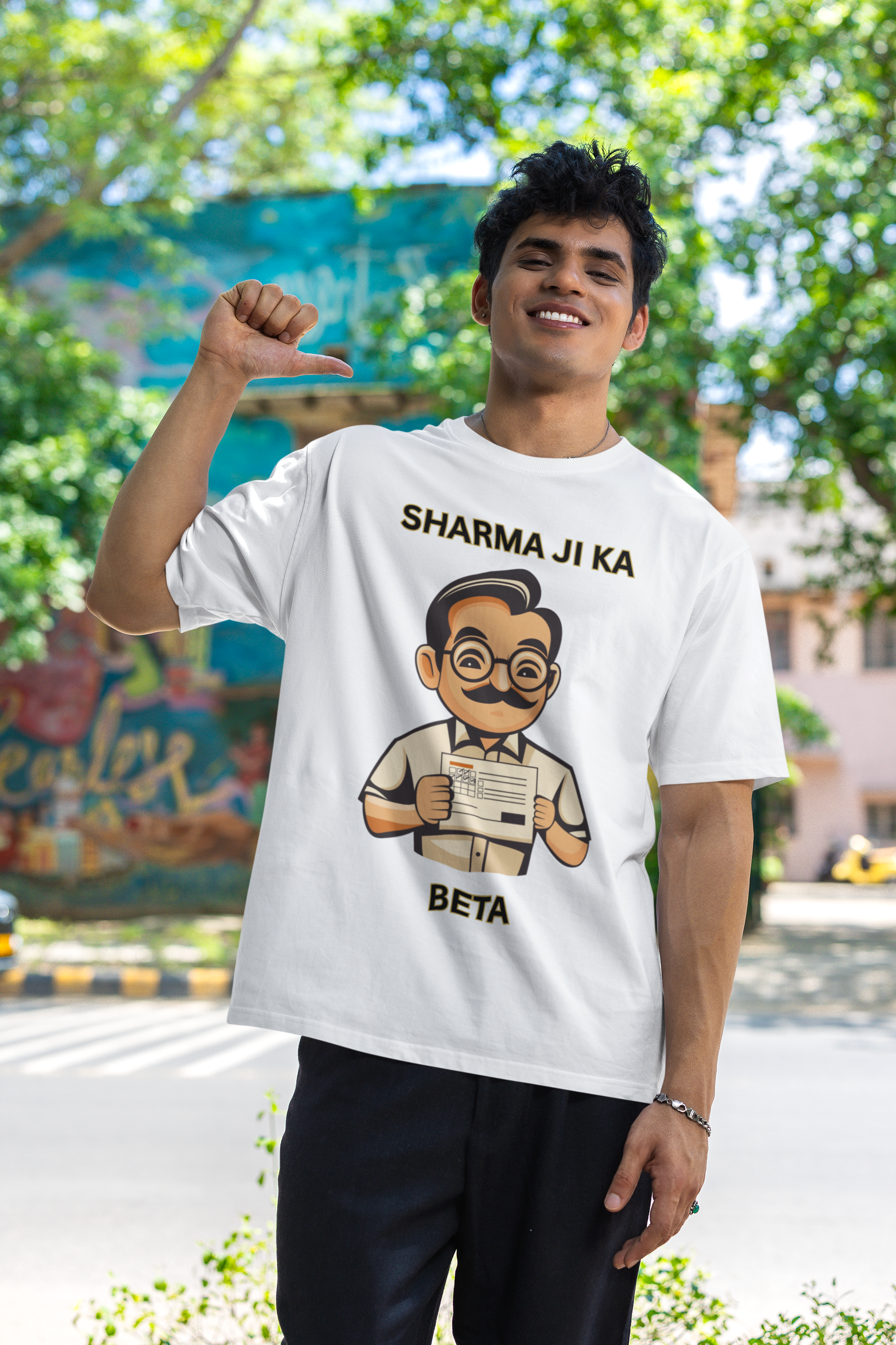 Sharma Ji Ka Beta — The Comparison Tee — Premium Heavyweight