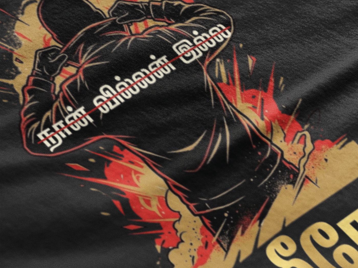 Not Your Average Villain — Dual-Identity Tee — Premium Heavyweight