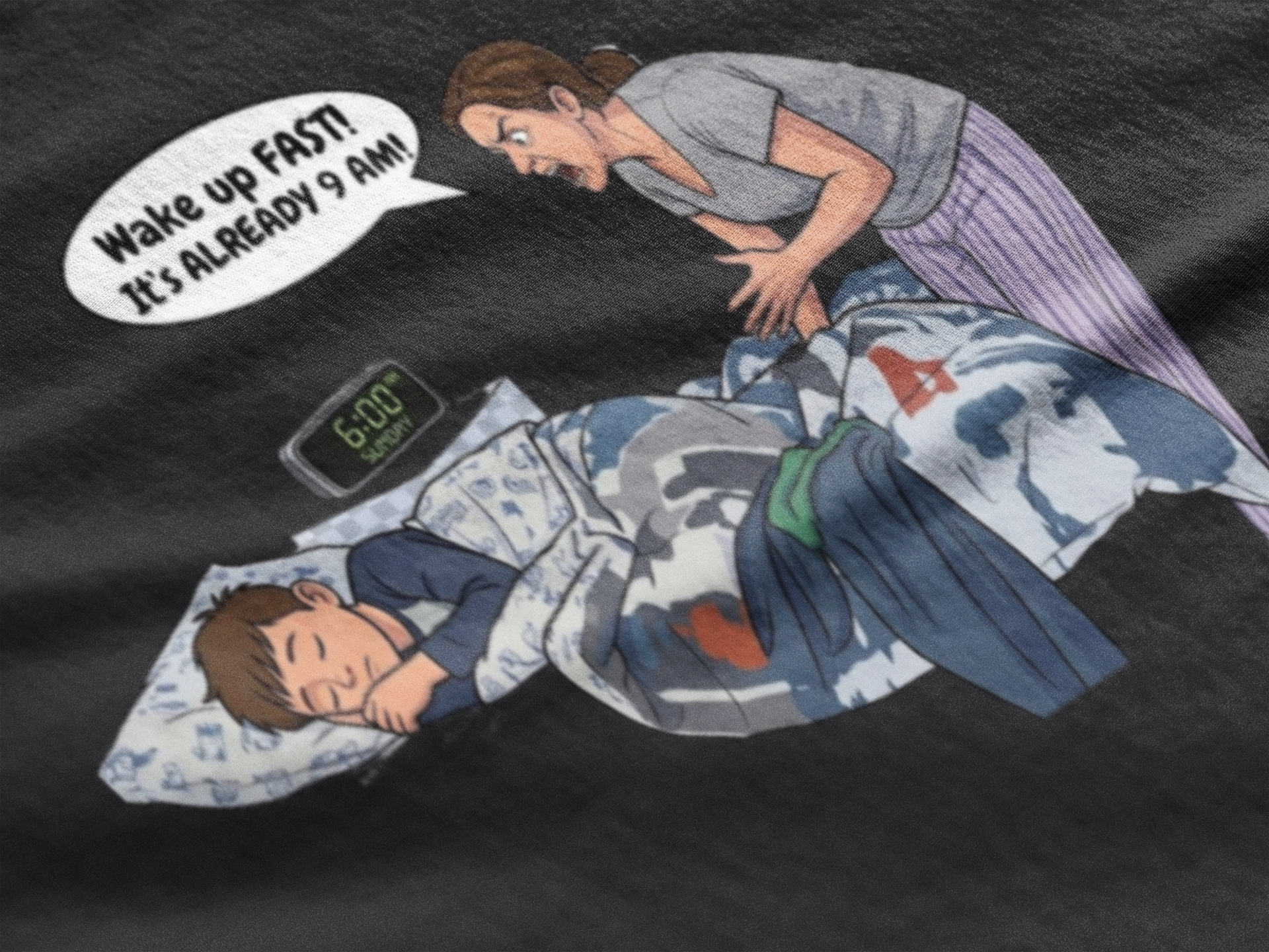 Wake Up, It's Already 9 AM — Graphic Tee