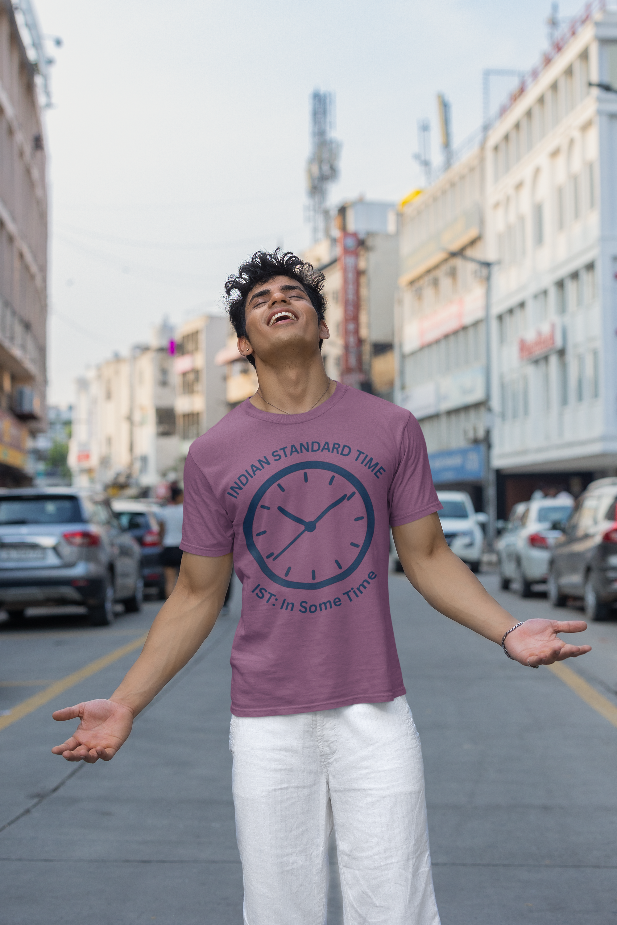 Indian Standard Time — IST Means "I Soon Think" — Premium Heavyweight