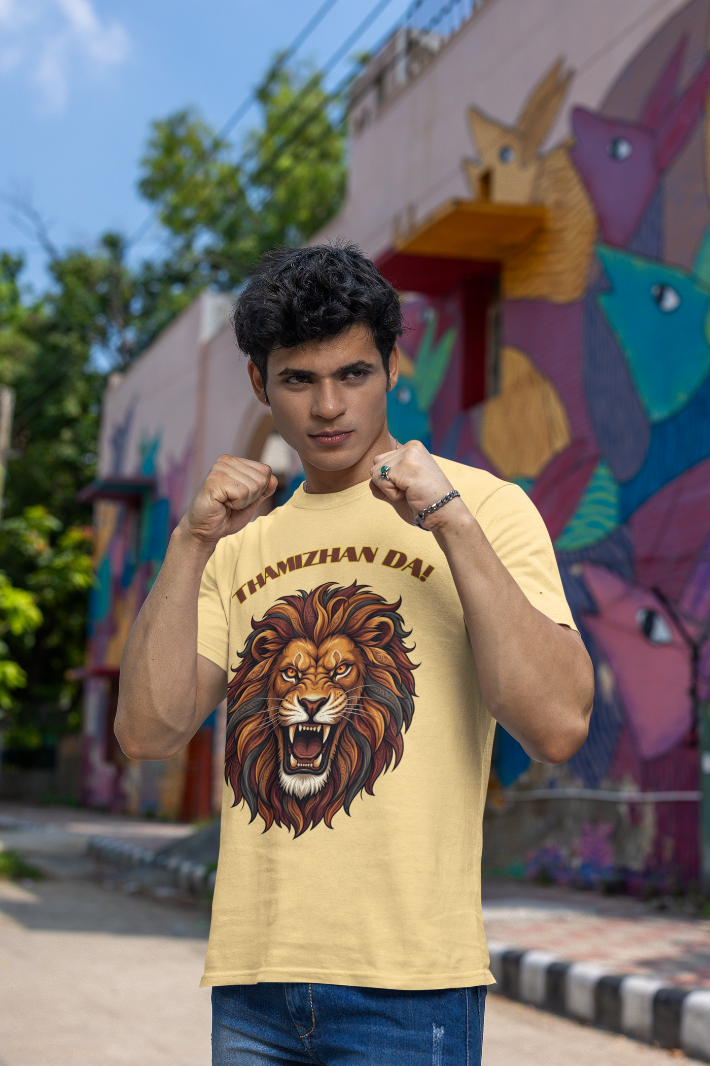Thamizhan Da — The Tamil Pride Tee — Premium Heavyweight