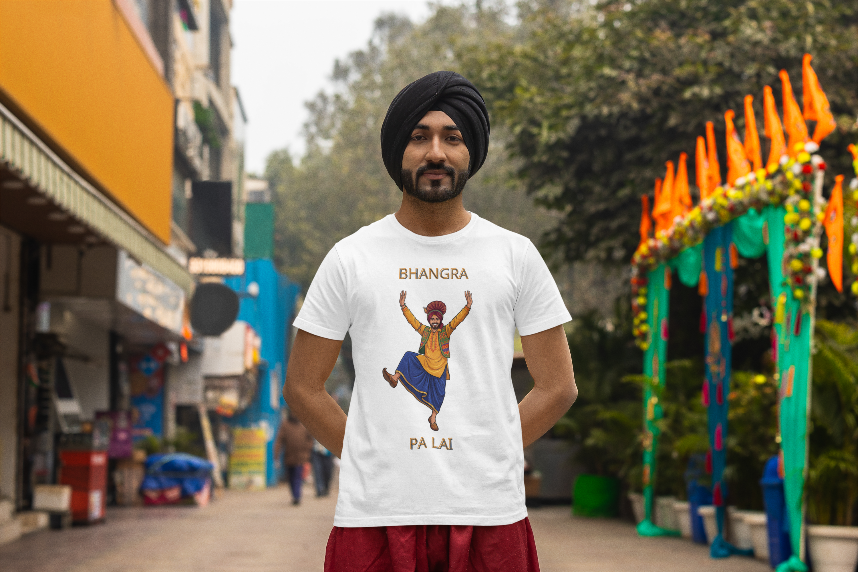 Bhangra Pa Lai — Always-Ready Dance Tee — Premium Heavyweight