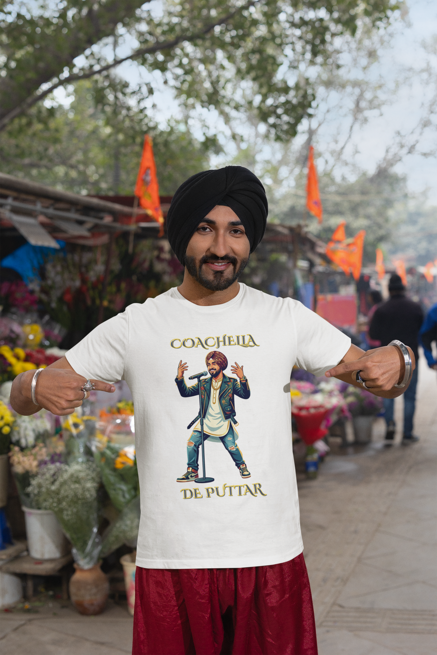 Coachella De Puttar — The Modern Punjabi Tee — Premium Heavyweight
