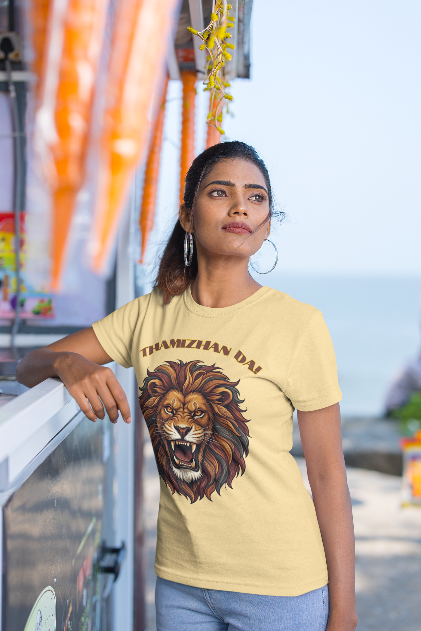 Thamizhan Da — The Tamil Pride Tee — Premium Heavyweight