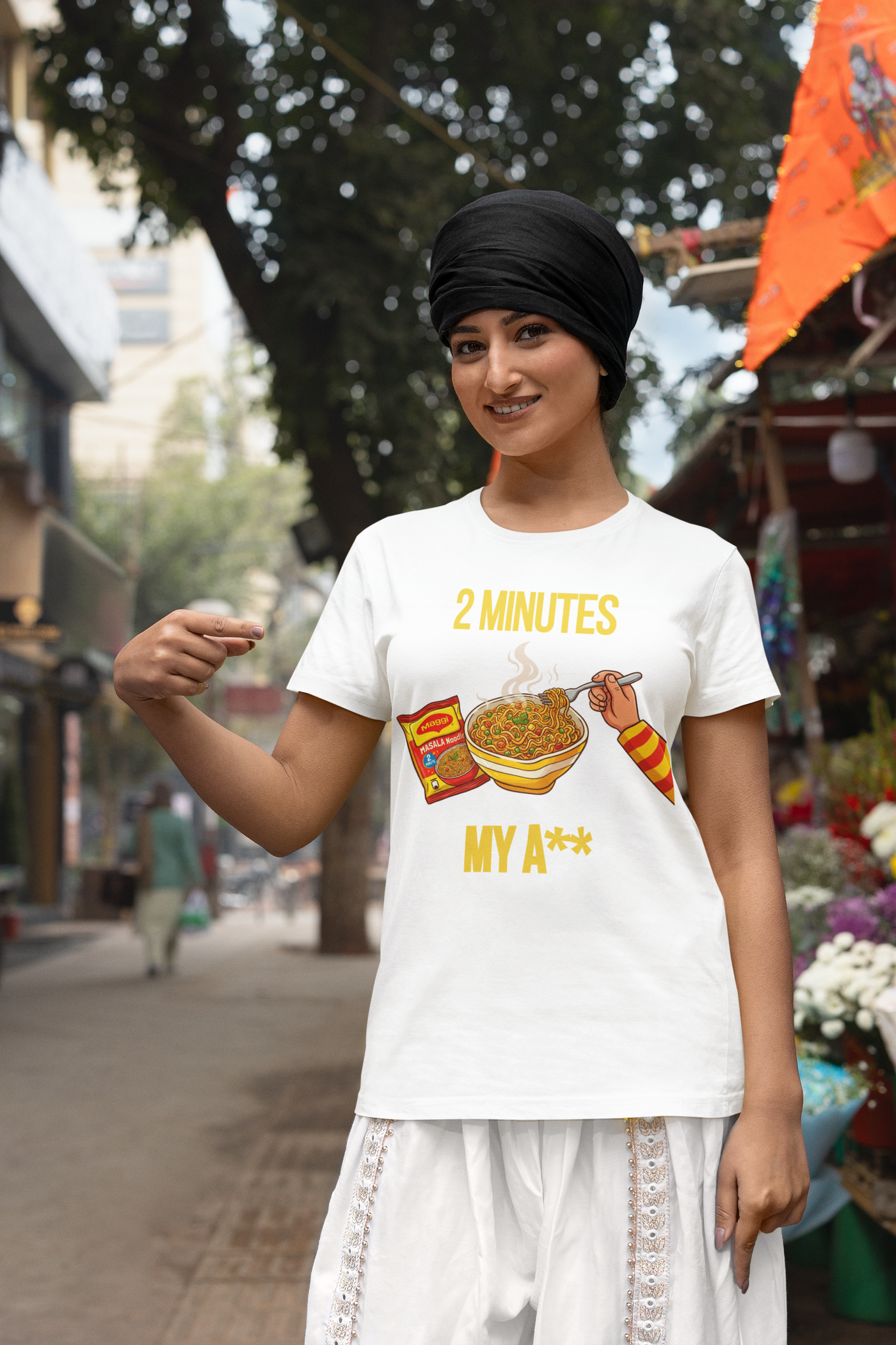Maggi 2 Minutes — The Honest Cooking Time Tee — Premium Heavyweight