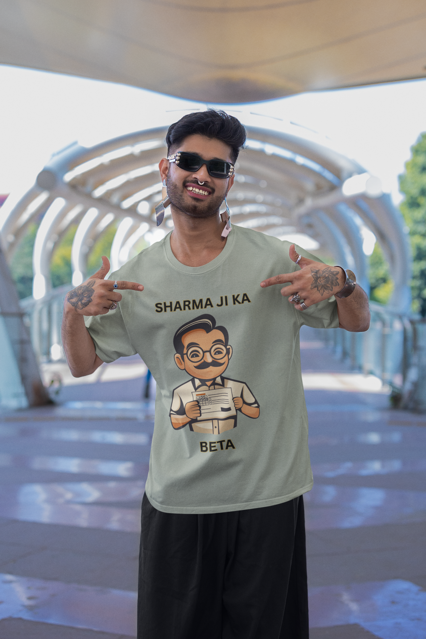 Sharma Ji Ka Beta — The Comparison Tee — Premium Heavyweight