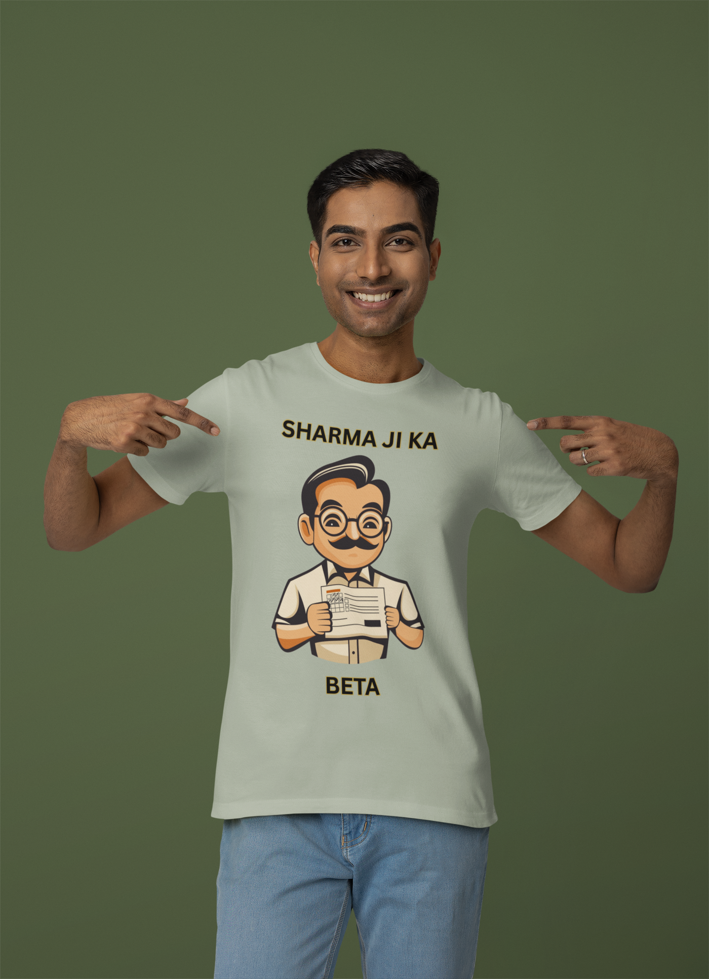 Sharma Ji Ka Beta — The Comparison Tee — Premium Heavyweight