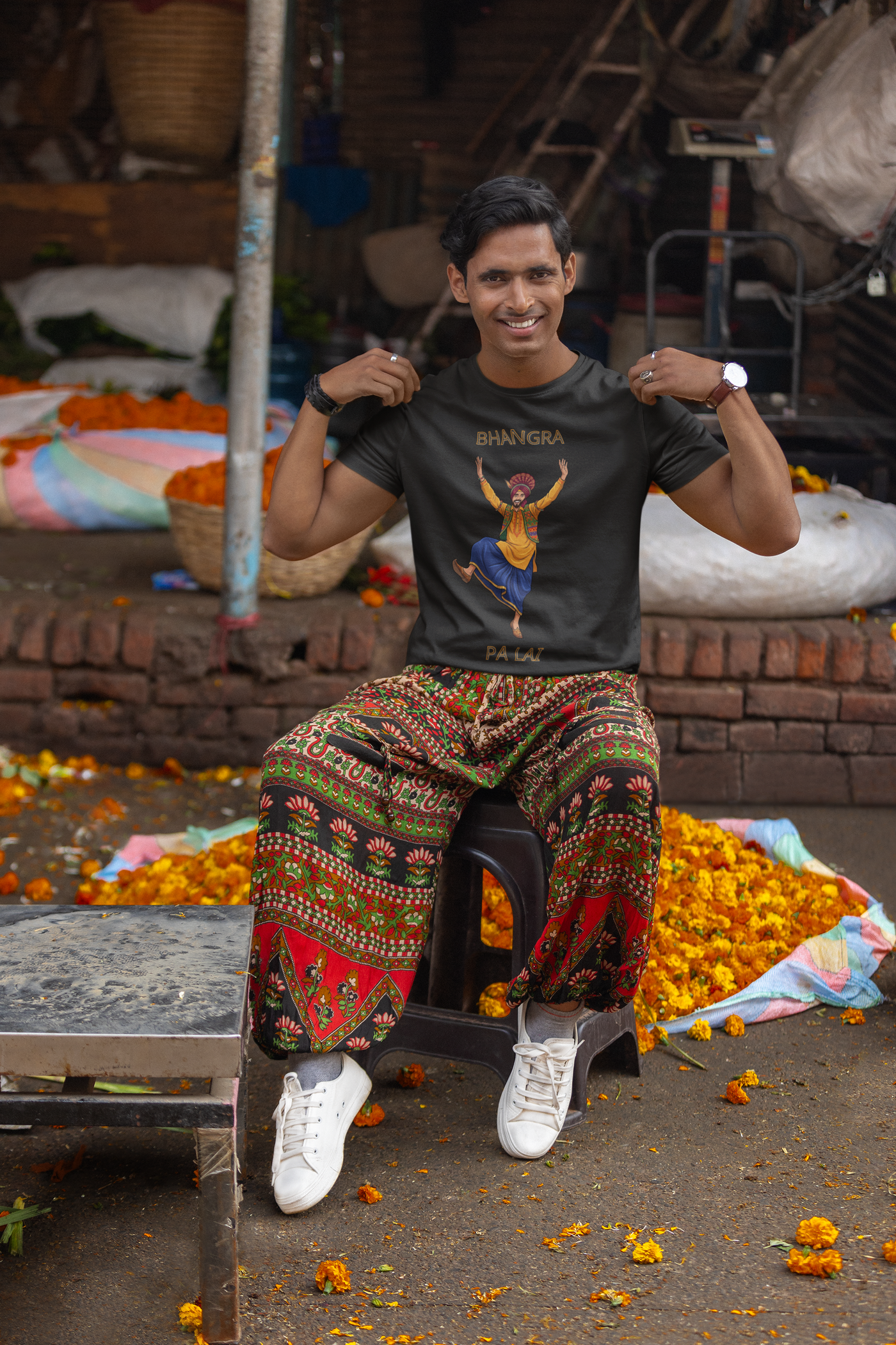 Bhangra Pa Lai — Always-Ready Dance Tee — Premium Heavyweight