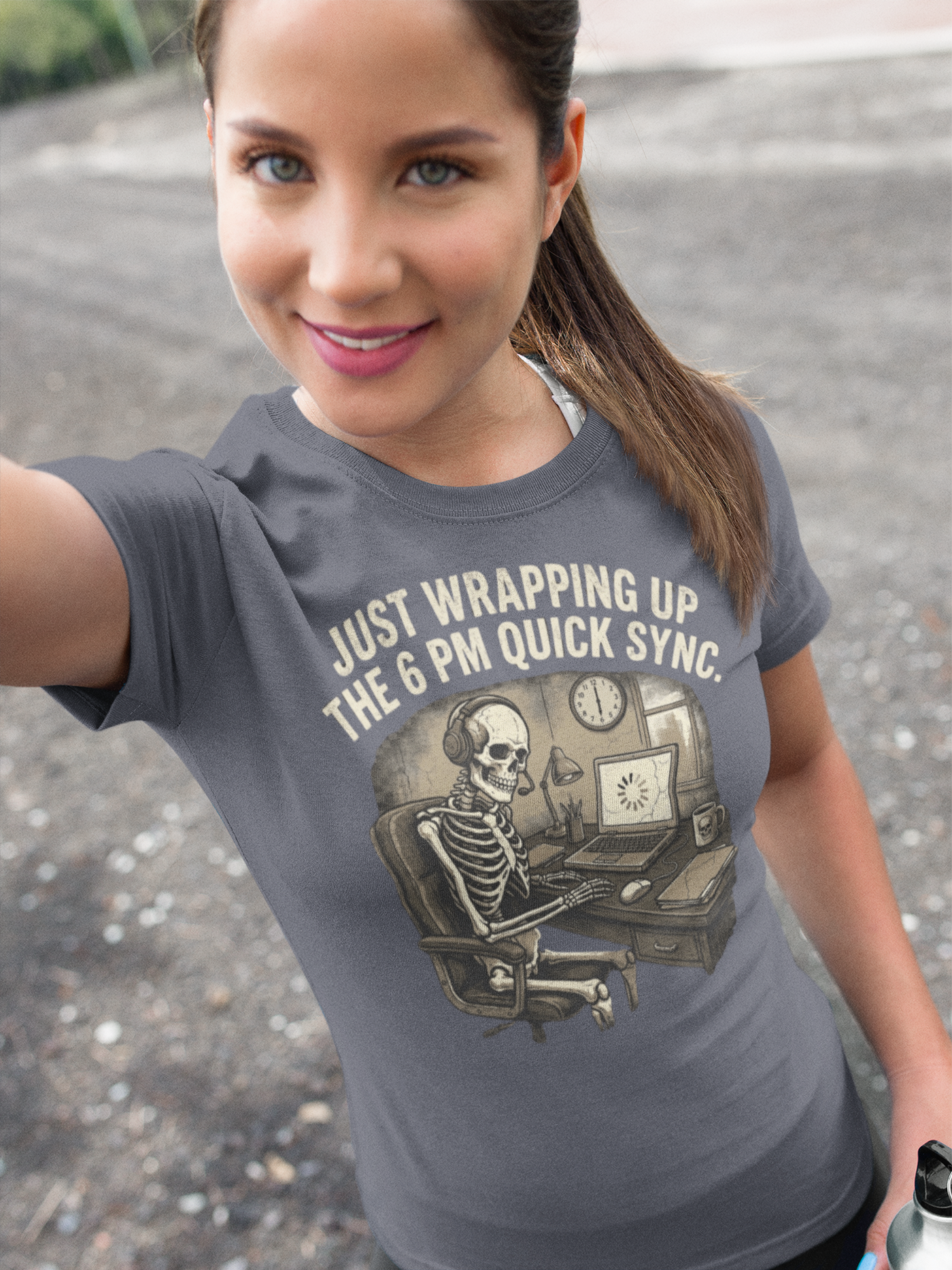 Just Wrapping Up The 6 PM Quick Sync — Graphic Tee