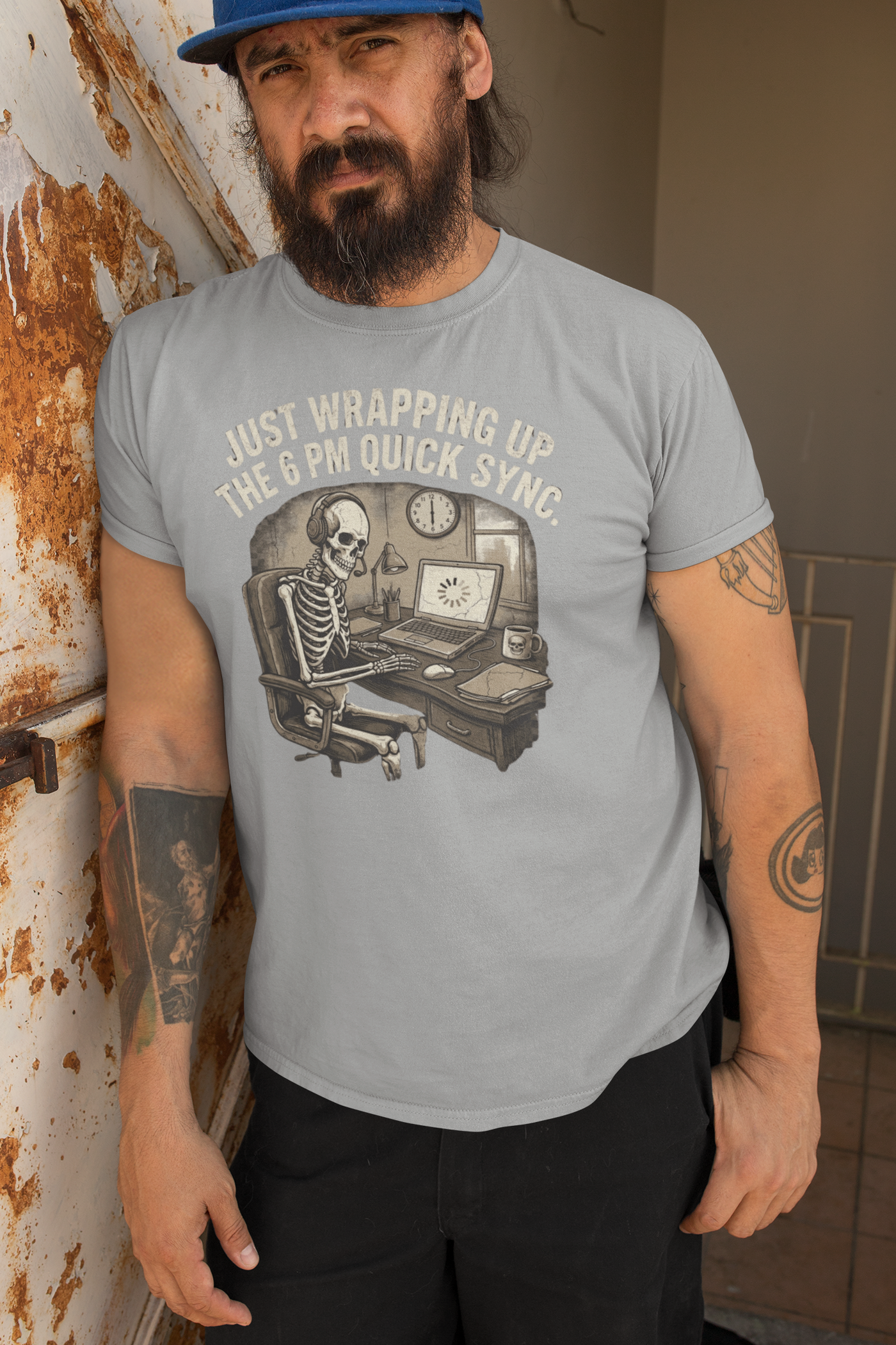 Just Wrapping Up The 6 PM Quick Sync — Graphic Tee