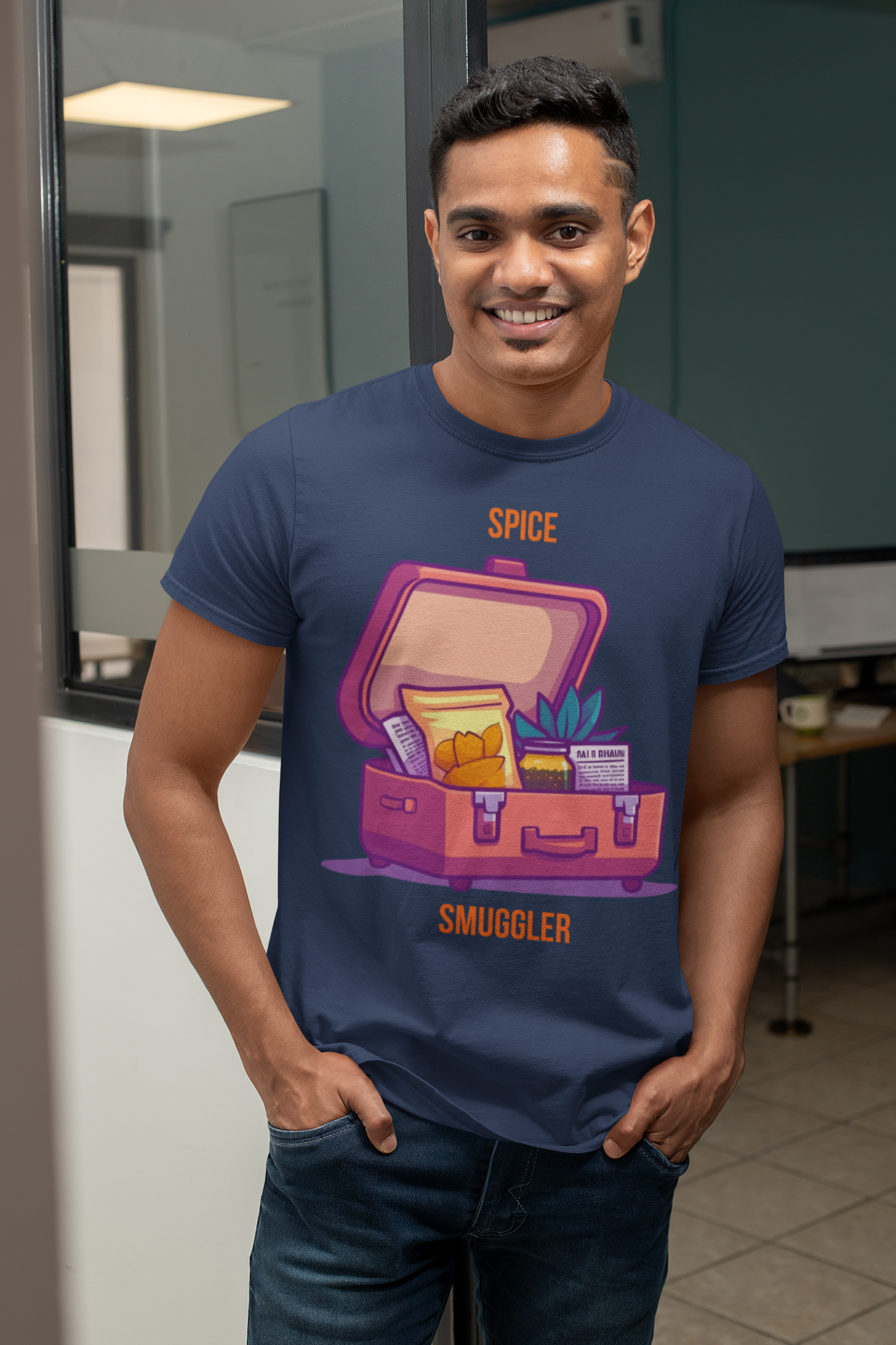 Spice Smuggler — The Suitcase Confession Tee — Premium Heavyweight