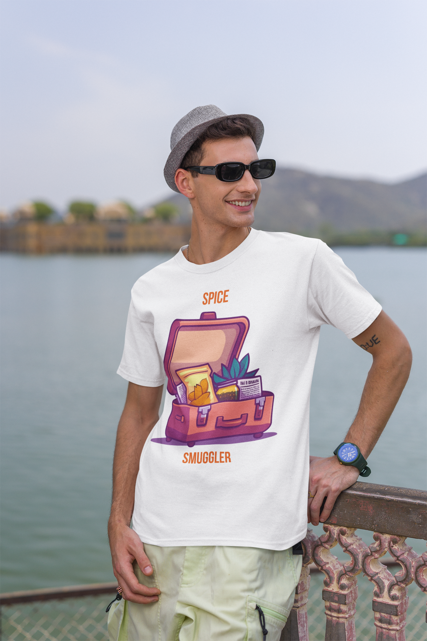 Spice Smuggler — The Suitcase Confession Tee — Premium Heavyweight