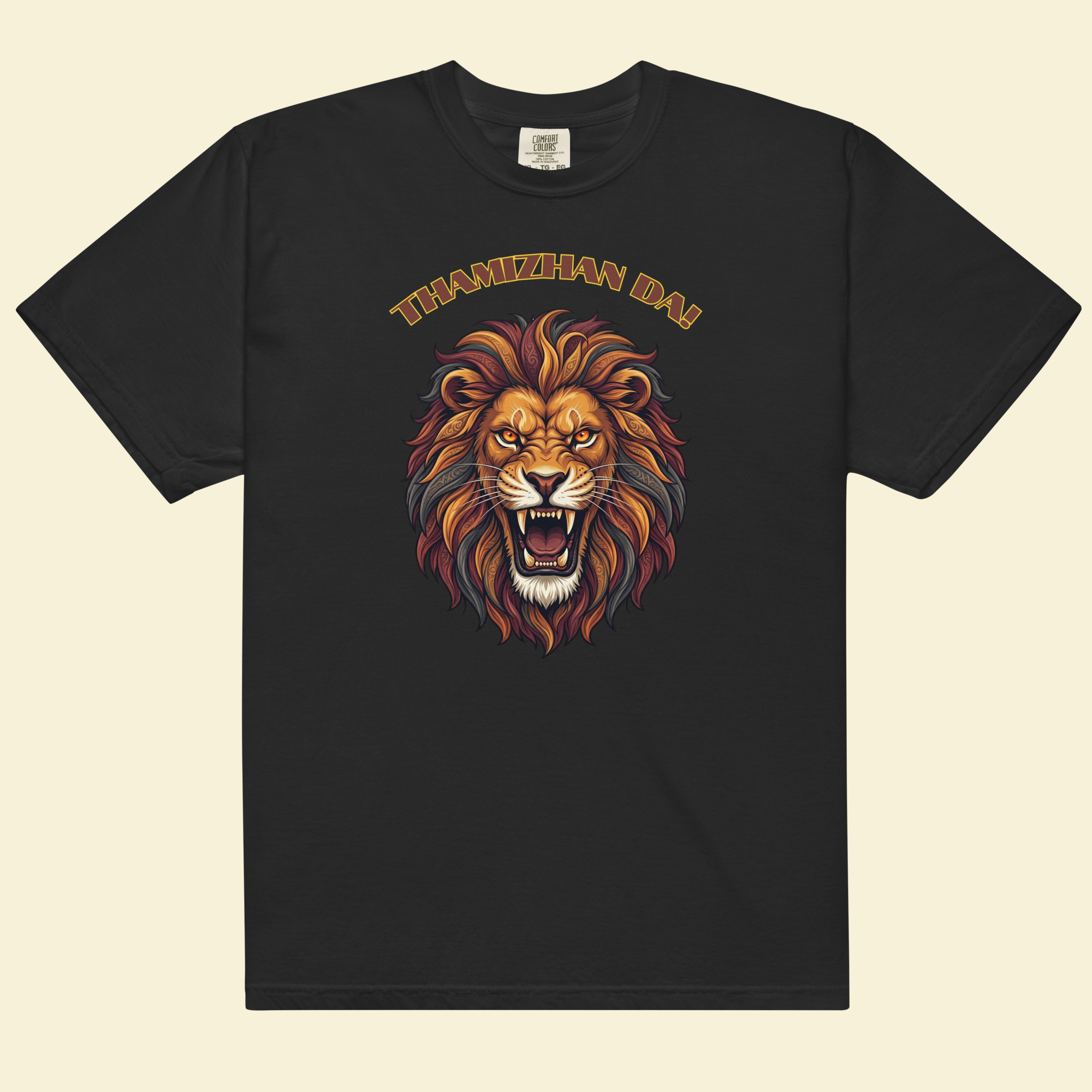 Thamizhan Da — The Tamil Pride Tee — Premium Heavyweight