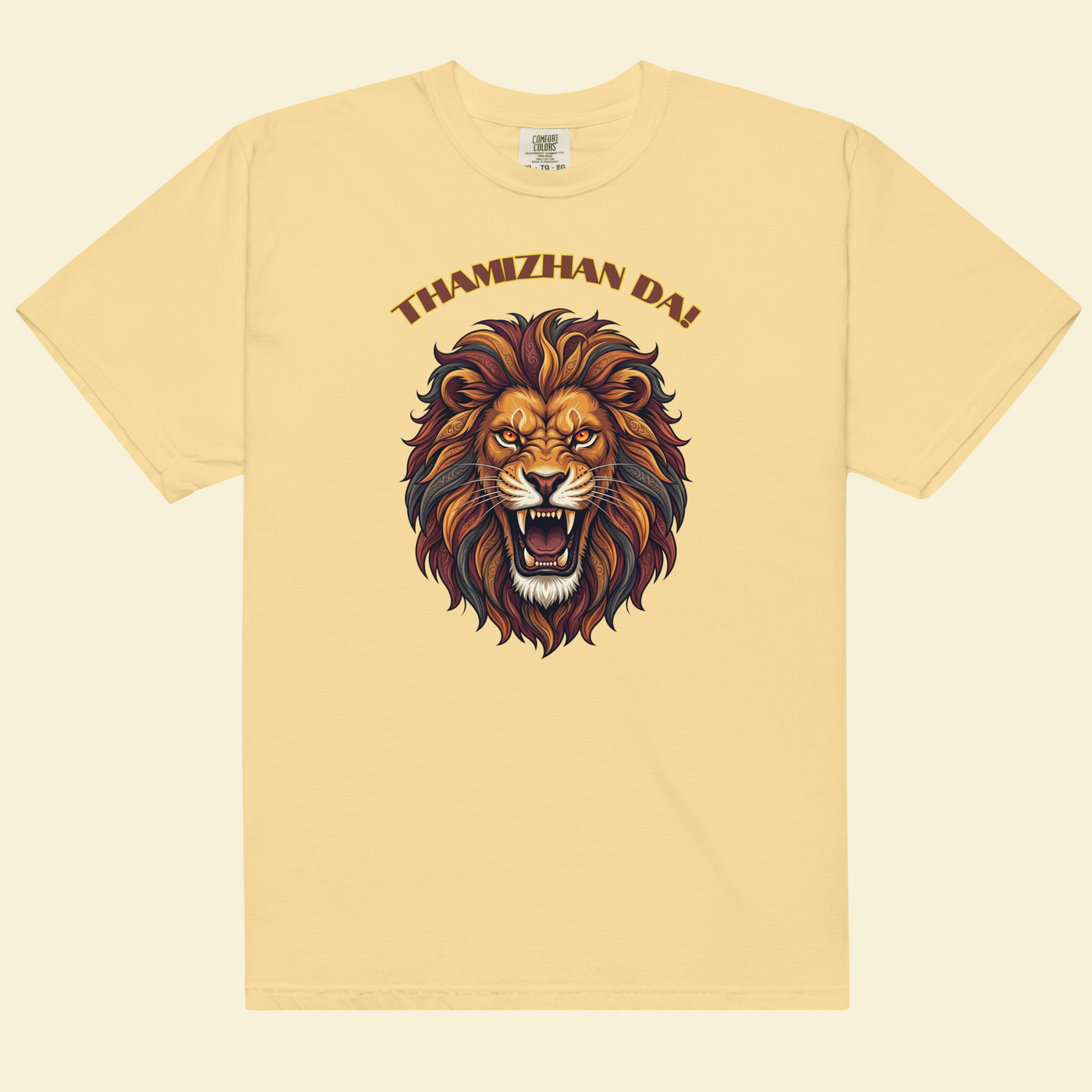 Thamizhan Da — The Tamil Pride Tee — Premium Heavyweight
