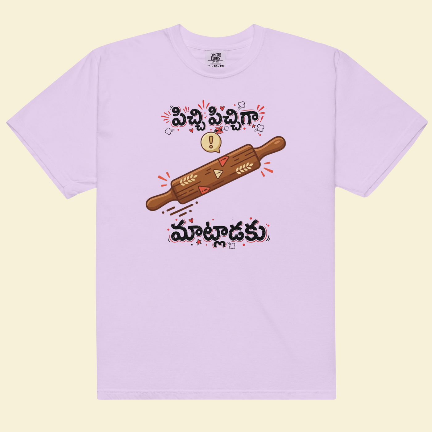 Picchi Picchiga Matladaku — The Domestic Warning Tee — Premium Heavyweight