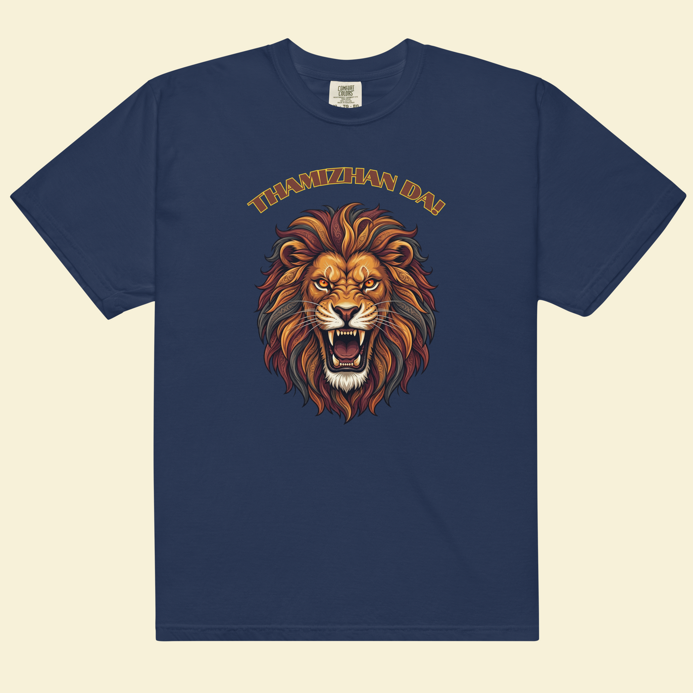 Thamizhan Da — The Tamil Pride Tee — Premium Heavyweight