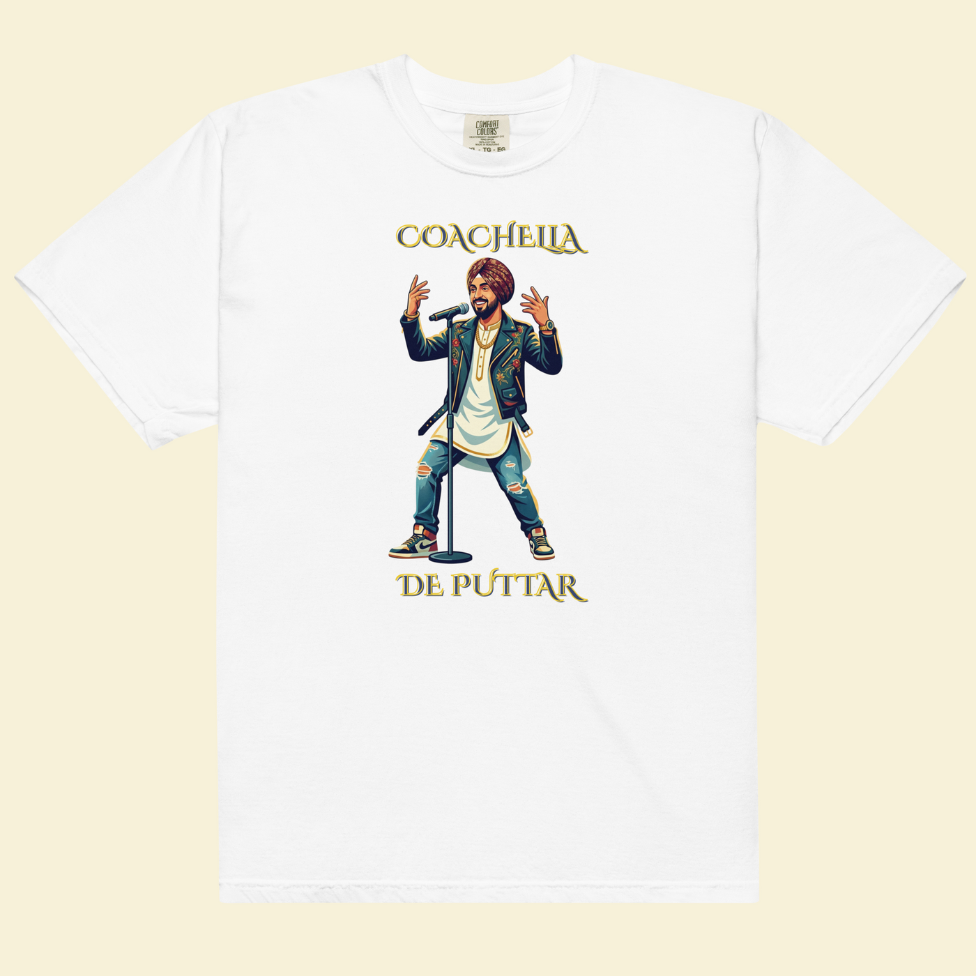 Coachella De Puttar — The Modern Punjabi Tee — Premium Heavyweight