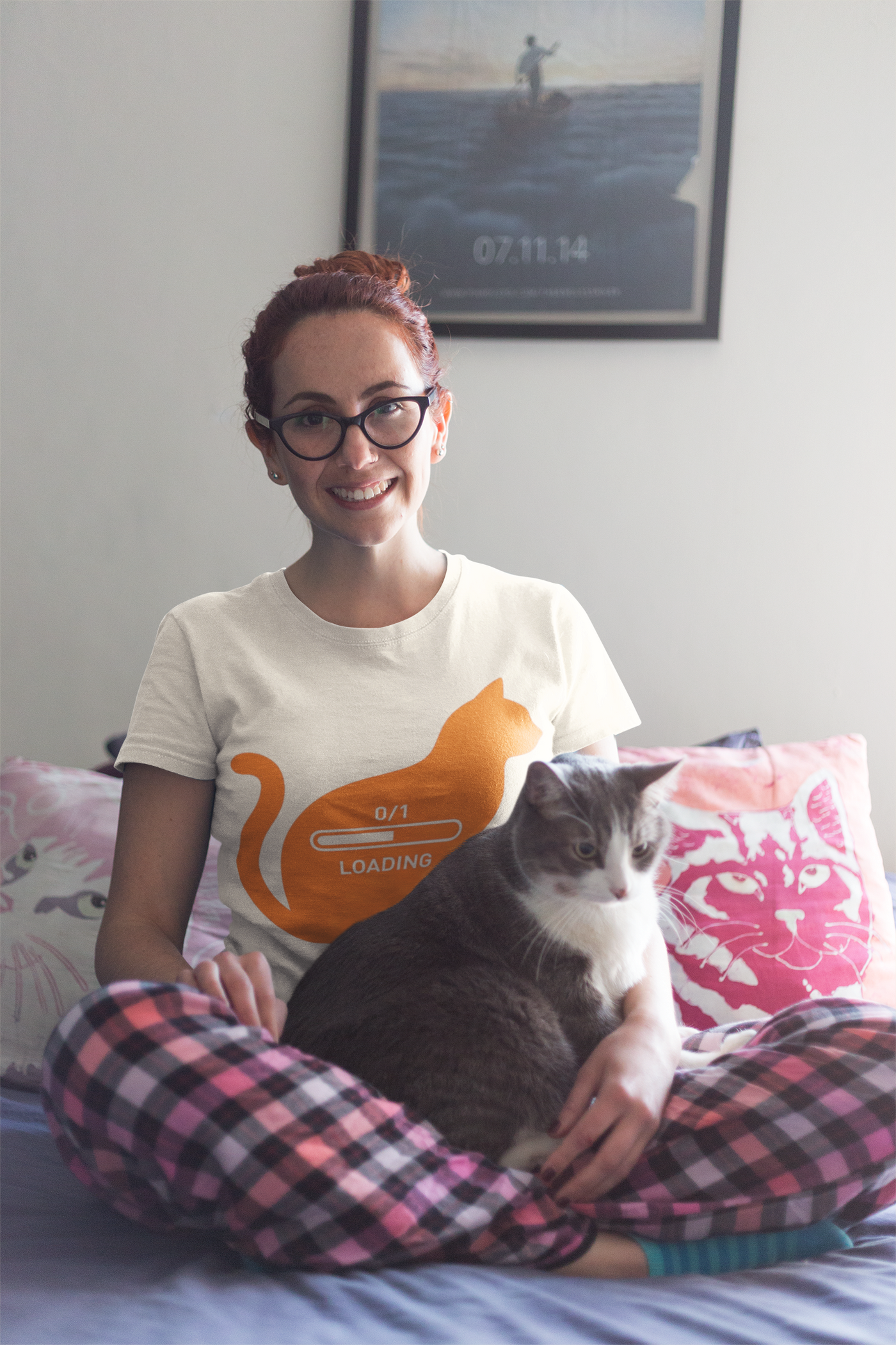 Cat Loading 0/1 — Graphic Tee
